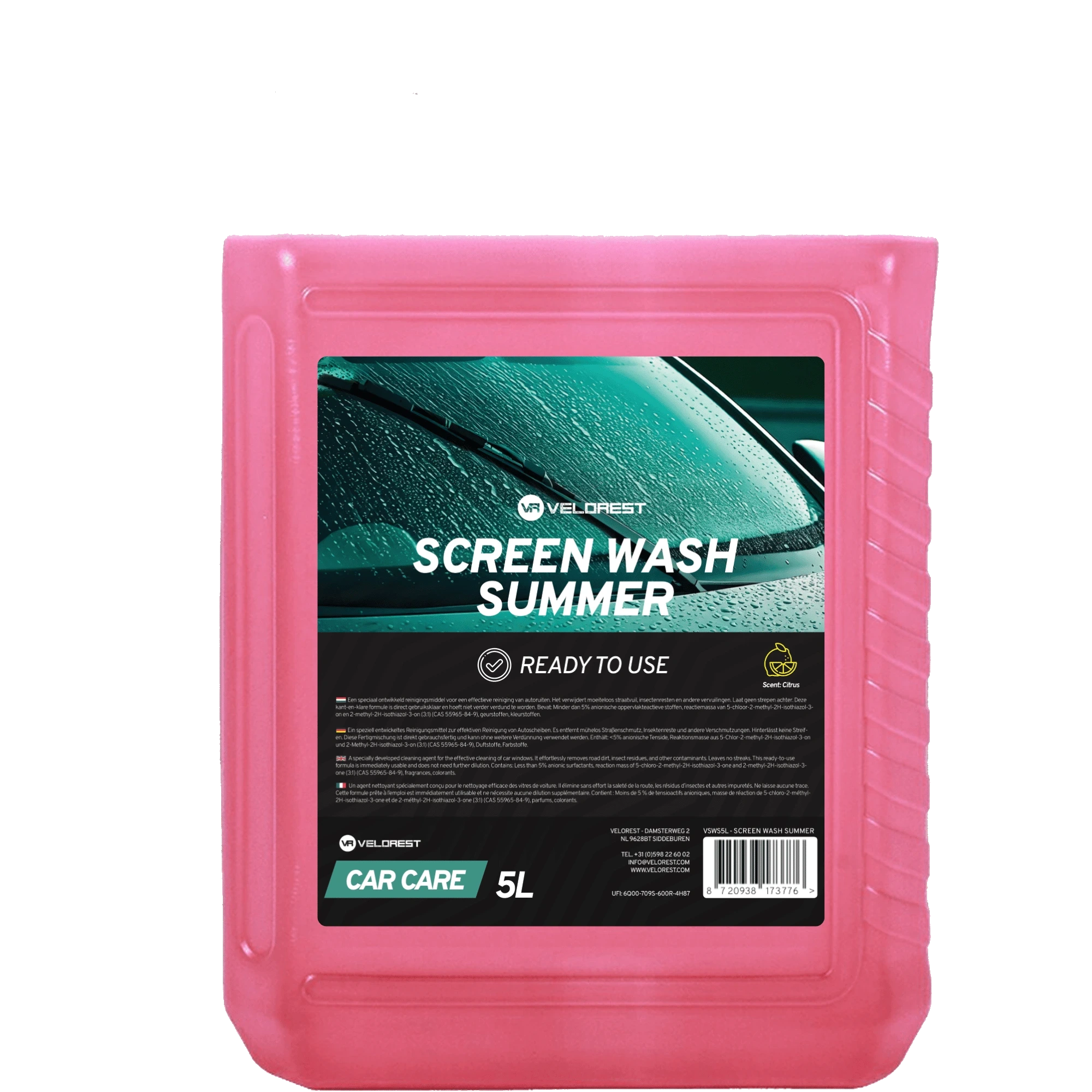 Velorest Screen Wash Summer